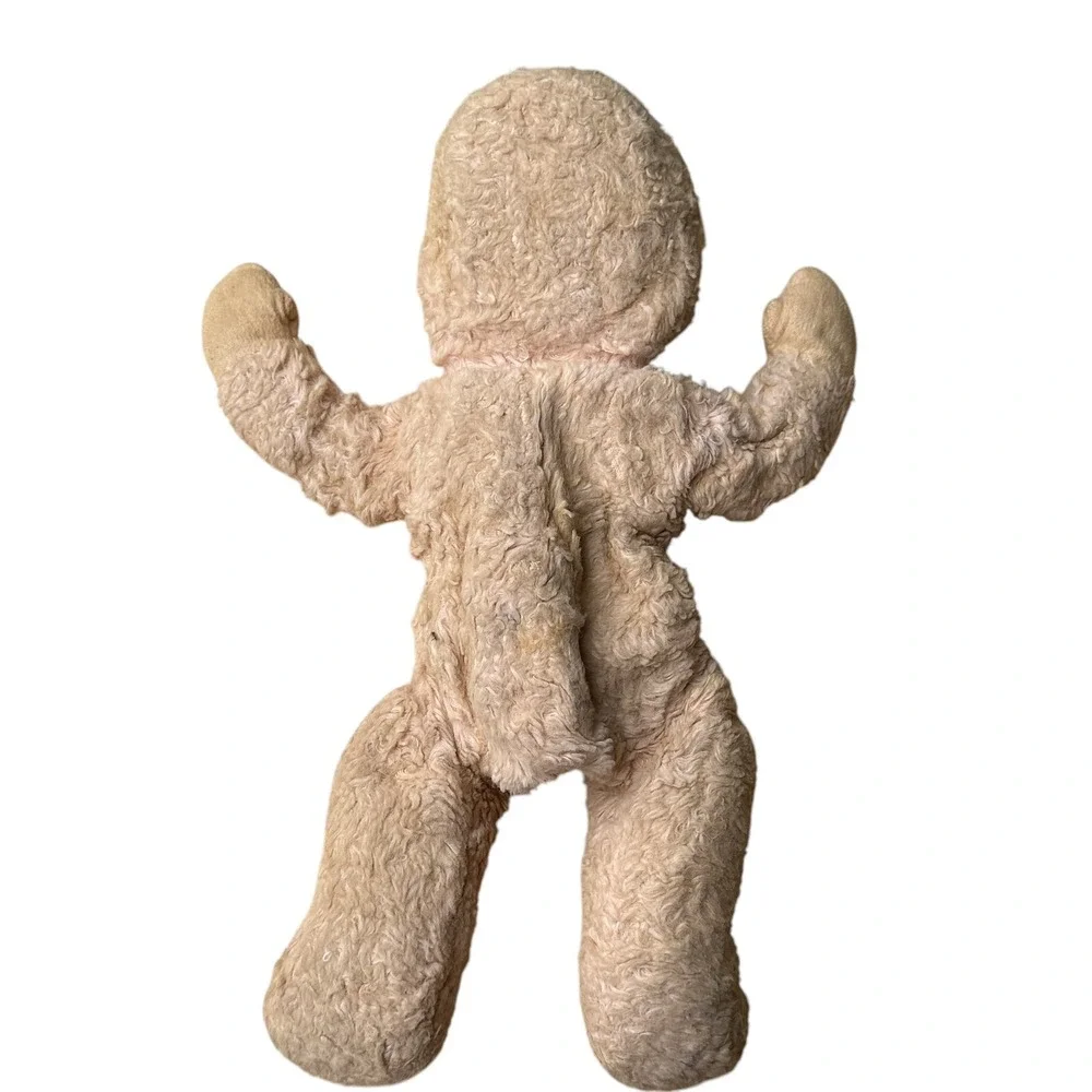 VTG 1940s Sleepyhead‎ Cuddle Baby Doll Toy Blonde 14.5 Inch Berry Straw Filled